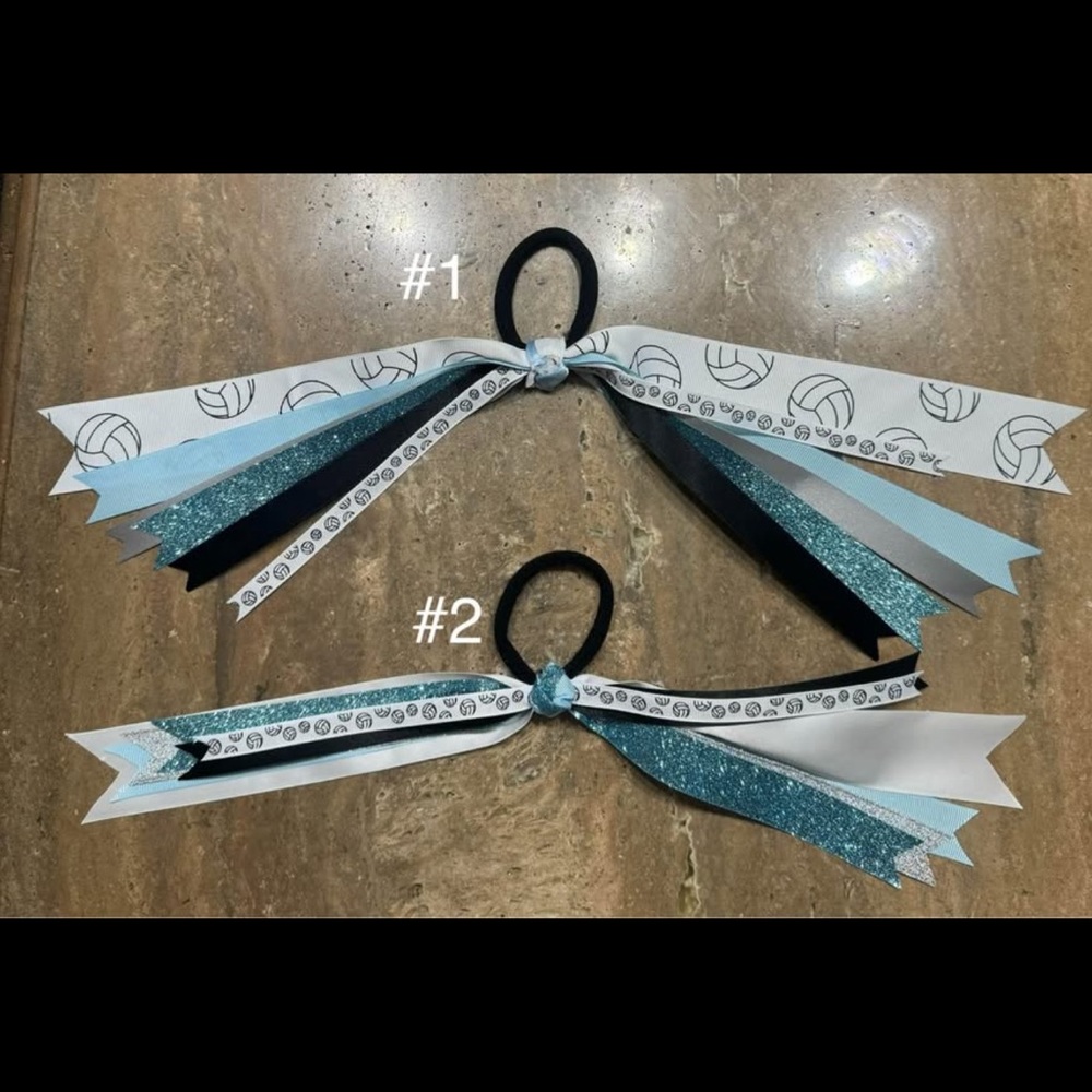 Volleyball Hair Bows